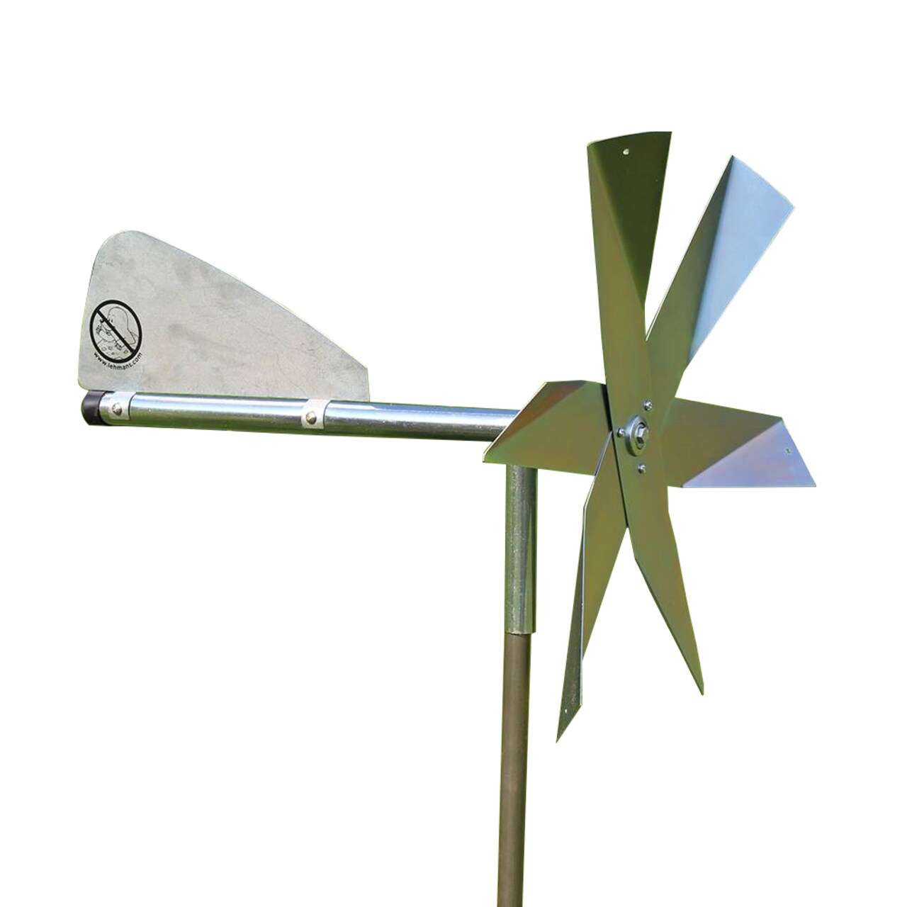 Lehman's Mole Chasing Humane Deterrent Windmill Covers 20,000 Feet Using Vibrations from Wind